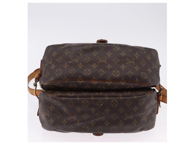 Borsa a tracolla LOUIS VUITTON Monogram Saumur 35 M42254 LV Auth ka5756 Monogramma - vista 6