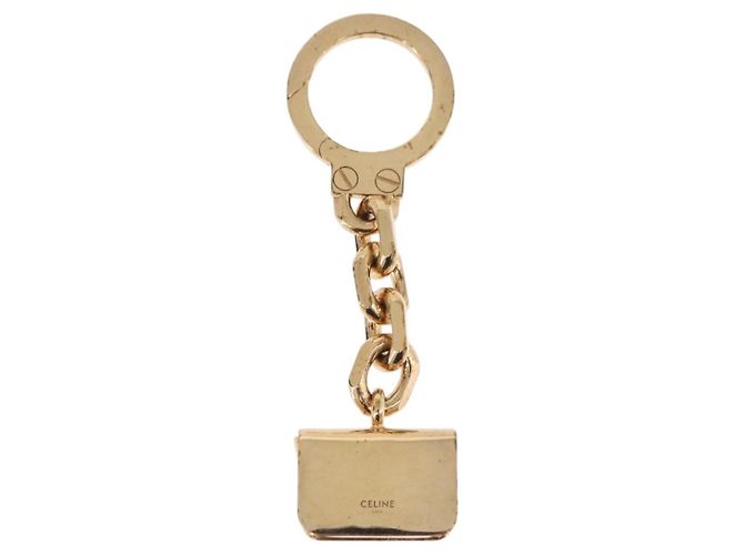 Céline Charm per borsa CELINE Triomphe metallo Gold Auth BA15233V D'oro - vista 3