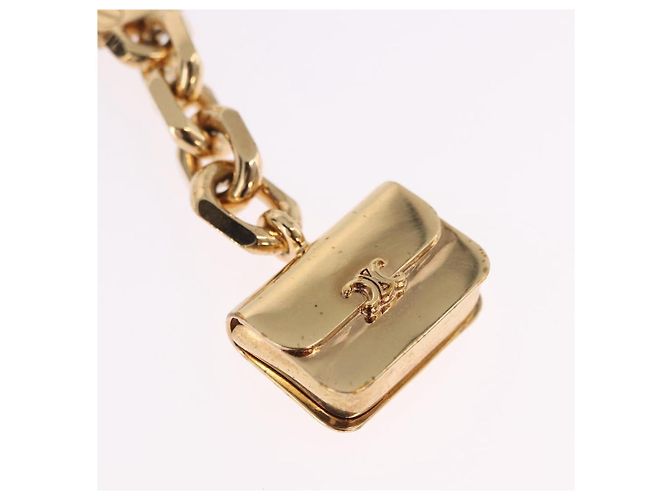 Céline Charm per borsa CELINE Triomphe metallo Gold Auth BA15233V D'oro - vista 4