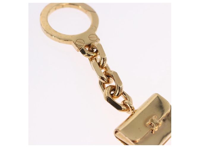Céline Charm per borsa CELINE Triomphe metallo Gold Auth BA15233V D'oro - vista 5