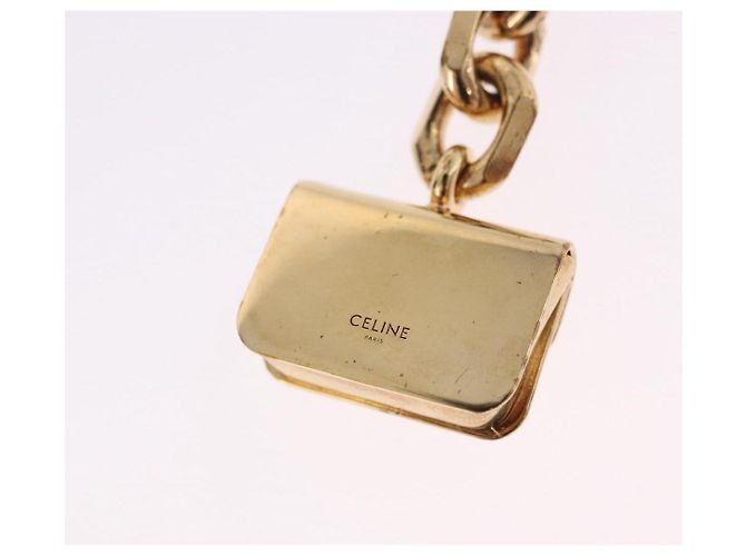 Céline Charm per borsa CELINE Triomphe metallo Gold Auth BA15233V D'oro - vista 7