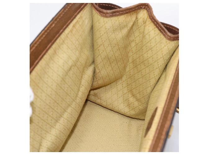 Borsa a mano GUCCI in camoscio marrone tono oro Auth ep15706 - vista 18