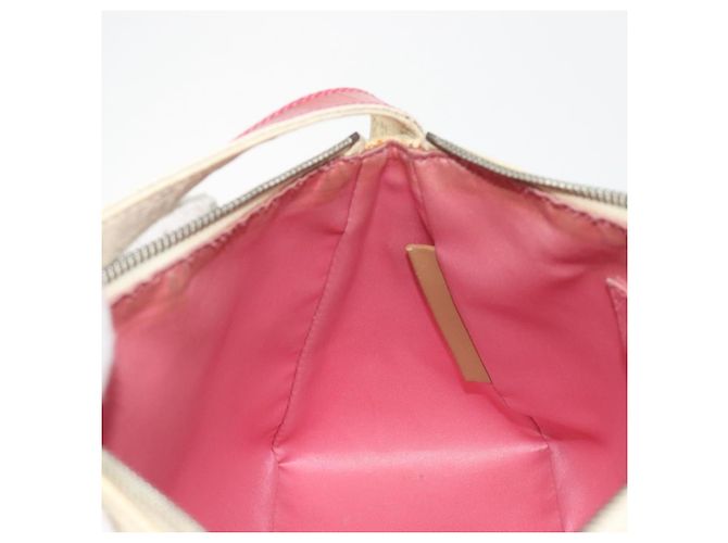 Borsa a tracolla FENDI Zucchino Canvas PVC White Silver Auth mr2831 Argento Bianco - vista 20