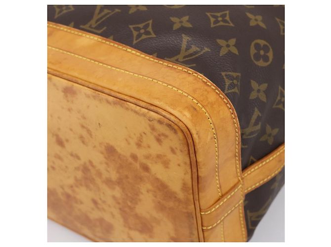 Borsa a tracolla LOUIS VUITTON Monogram Petit Noe M42226 LV Auth 197539 Monogramma - vista 14