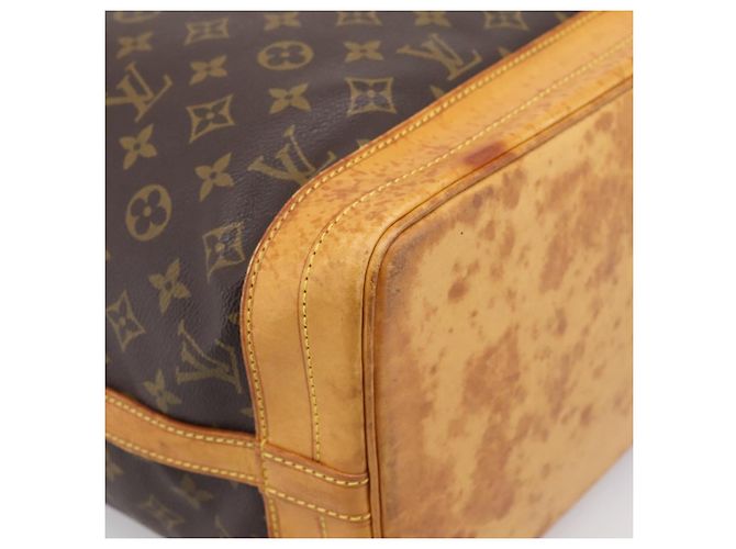 Borsa a tracolla LOUIS VUITTON Monogram Petit Noe M42226 LV Auth 197539 Monogramma - vista 9