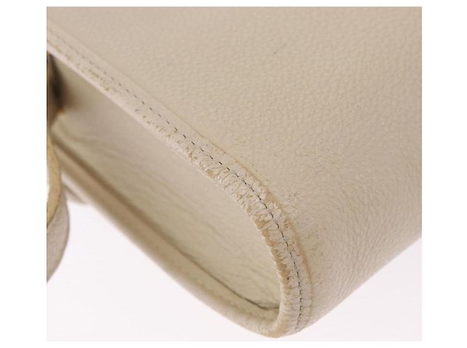 Borsa a tracolla SAINT LAURENT in pelle White Gold Auth BA15275 Bianco D'oro - vista 16