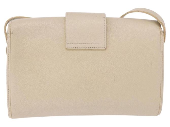 Borsa a tracolla SAINT LAURENT in pelle White Gold Auth BA15275 Bianco D'oro - vista 2