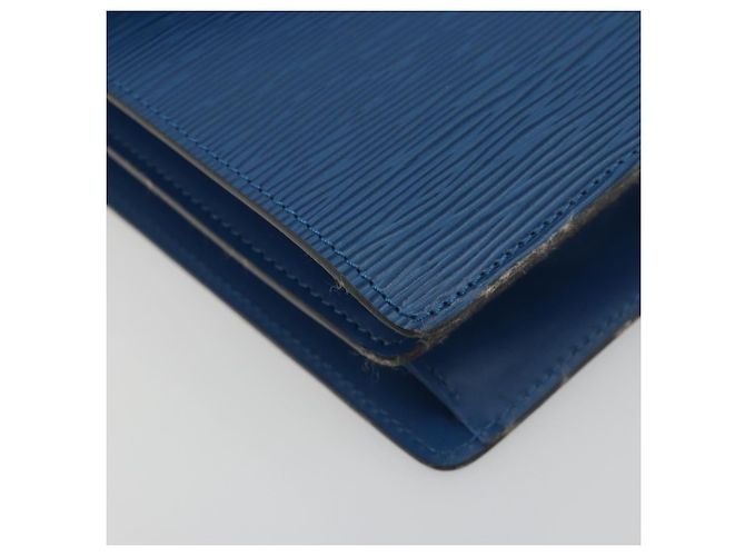 Borsa a mano LOUIS VUITTON Epi Concorde Blue M52135 LV Auth 197029A - vista 16
