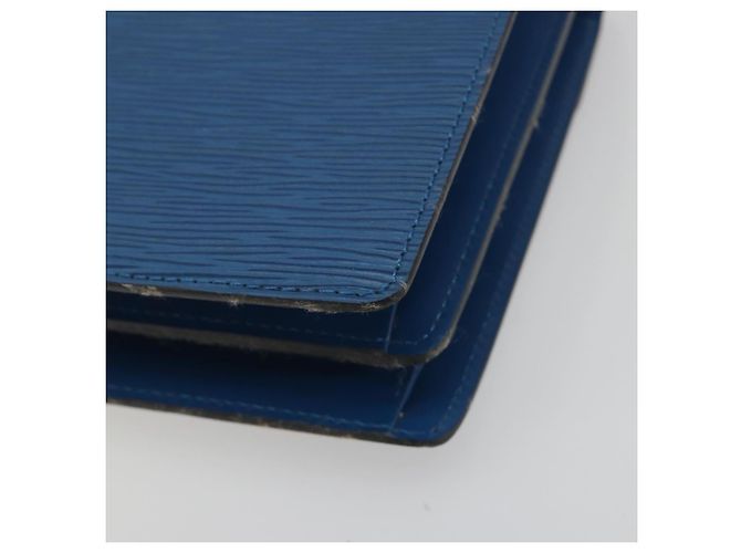 Borsa a mano LOUIS VUITTON Epi Concorde Blue M52135 LV Auth 197029A - vista 17