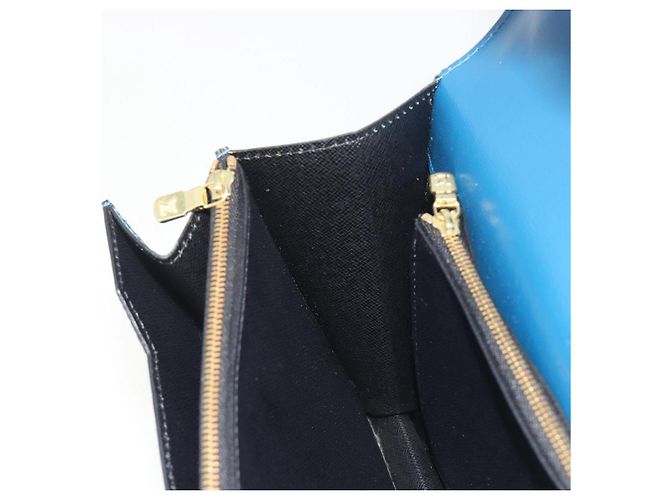 Borsa a mano LOUIS VUITTON Epi Concorde Blue M52135 LV Auth 197029A - vista 22