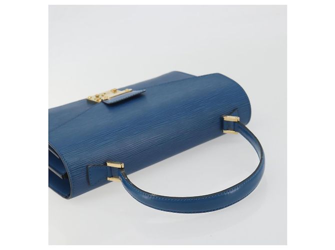 Borsa a mano LOUIS VUITTON Epi Concorde Blue M52135 LV Auth 197029A - vista 6