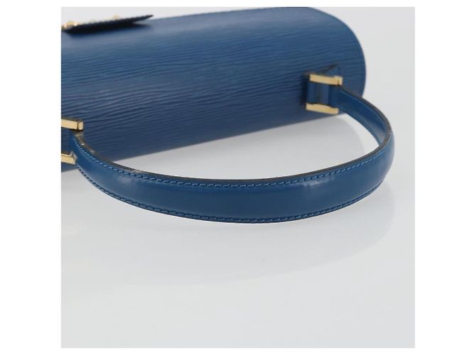Borsa a mano LOUIS VUITTON Epi Concorde Blue M52135 LV Auth 197029A - vista 7
