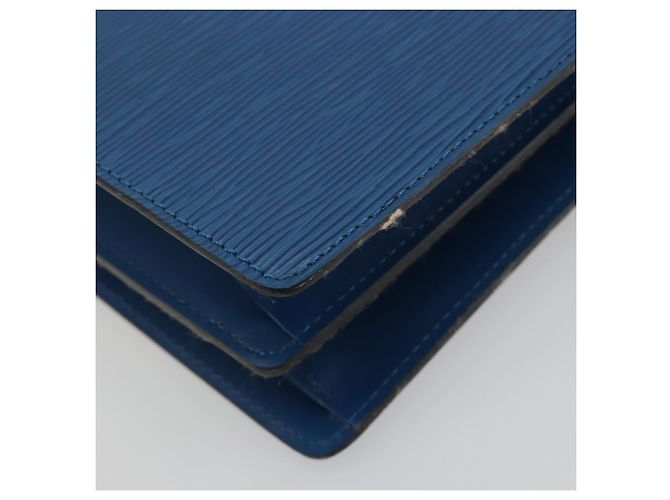 Borsa a mano LOUIS VUITTON Epi Concorde Blue M52135 LV Auth 197029A - vista 8