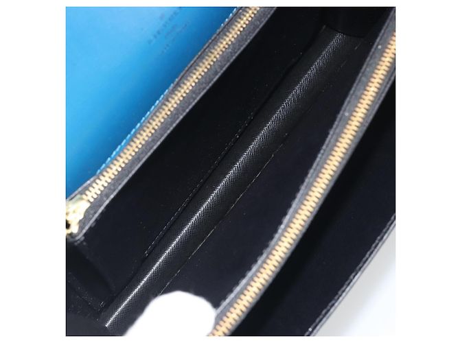 Borsa a mano LOUIS VUITTON Epi Concorde Blue M52135 LV Auth 197029A - vista 9