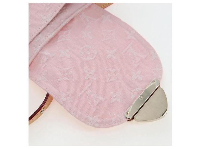 Zaino LOUIS VUITTON Monogram Denim Venice Pink M13031 LV Auth 197345SM Rosa - vista 10