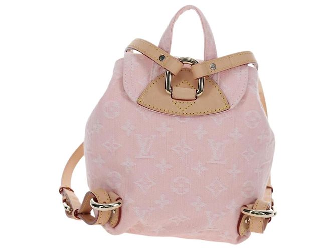 Zaino LOUIS VUITTON Monogram Denim Venice Pink M13031 LV Auth 197345SM Rosa - vista 2