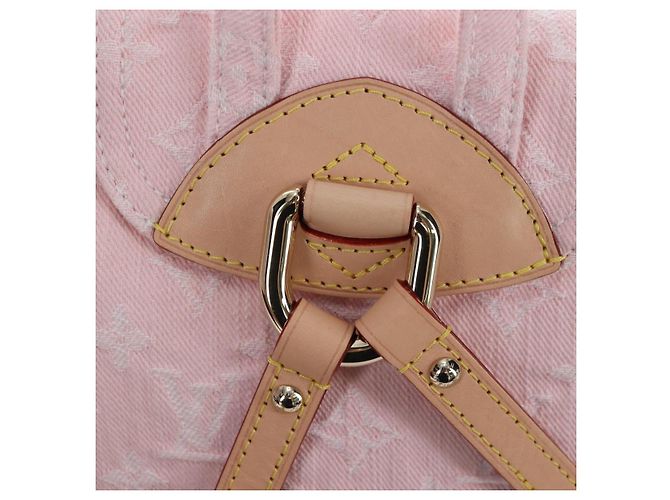 Zaino LOUIS VUITTON Monogram Denim Venice Pink M13031 LV Auth 197345SM Rosa - vista 22