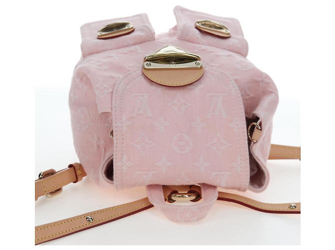 Zaino LOUIS VUITTON Monogram Denim Venice Pink M13031 LV Auth 197345SM Rosa - vista 6