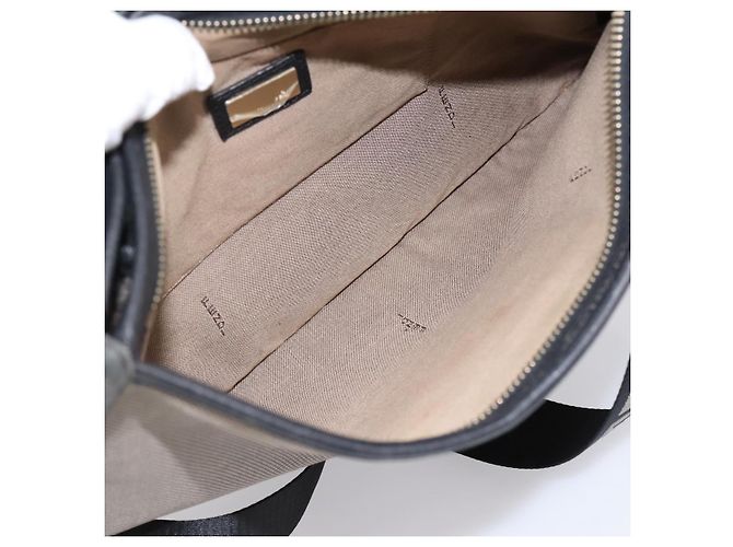 Borsa a tracolla FENDI Zucca Canvas Beige Gold Auth BA15204 D'oro - vista 11