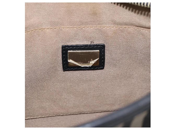 Borsa a tracolla FENDI Zucca Canvas Beige Gold Auth BA15204 D'oro - vista 18