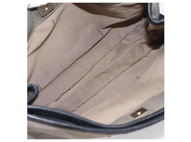 Borsa a tracolla FENDI Zucca Canvas Beige Gold Auth BA15204 D'oro - vista 22
