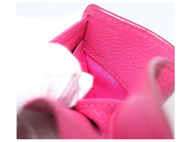 Portafoglio Compatto Miu Miu Pelle Rosa Oro Auth 198809A D'oro - vista 11