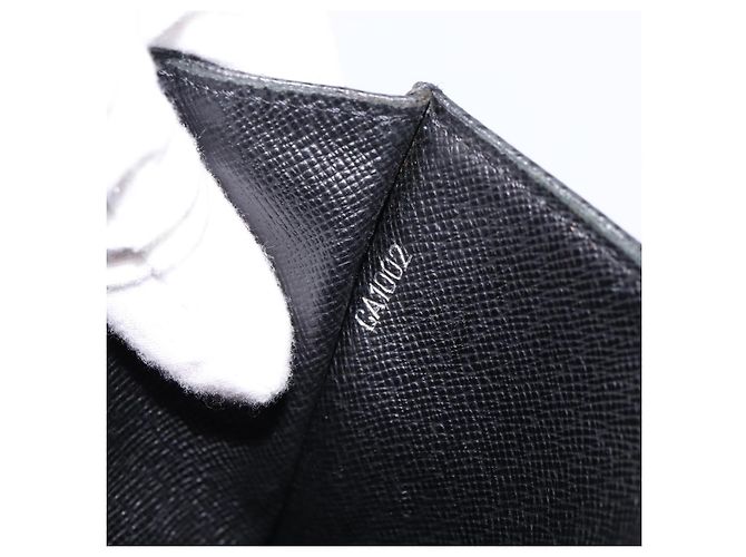 Borsa a pochette LOUIS VUITTON Taiga Selenga Ardoise M30782 LV Auth 198728 Grigio - vista 12
