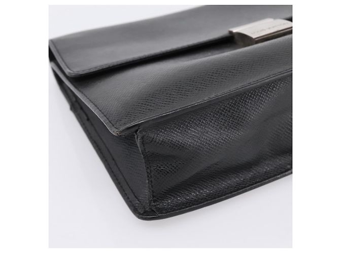 Borsa a pochette LOUIS VUITTON Taiga Selenga Ardoise M30782 LV Auth 198728 Grigio - vista 14