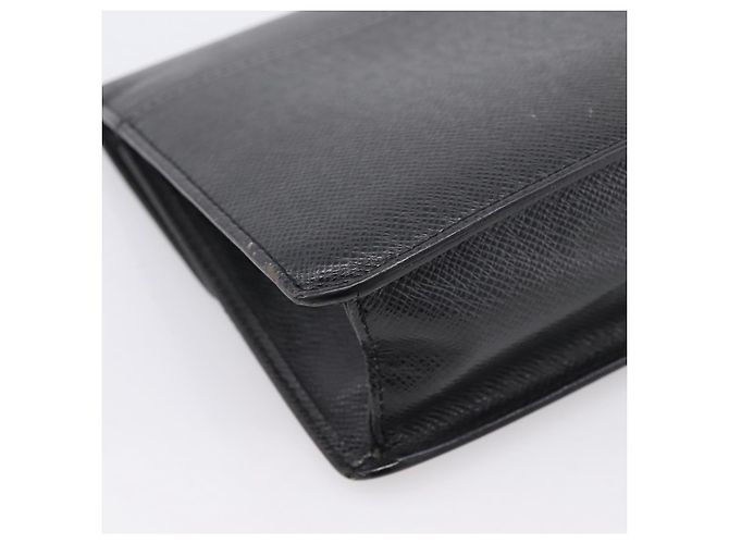 Borsa a pochette LOUIS VUITTON Taiga Selenga Ardoise M30782 LV Auth 198728 Grigio - vista 16