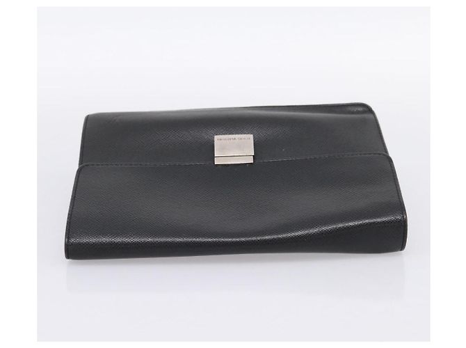Borsa a pochette LOUIS VUITTON Taiga Selenga Ardoise M30782 LV Auth 198728 Grigio - vista 5