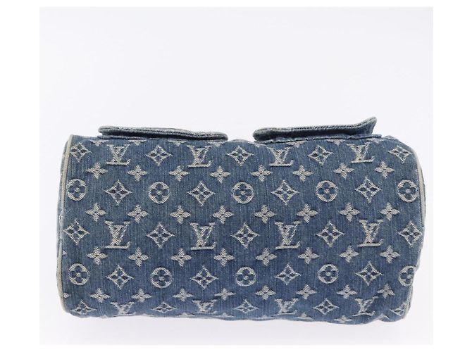 LOUIS VUITTON Monogram Denim Neo Speedy Hand Bag Blue M95019 LV Auth am12396SAM - vista 5