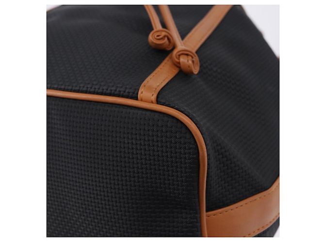 Borsa a tracolla SAINT LAURENT Canvas Black Gold Tone Auth 198668A Nero - vista 14