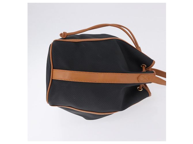 Borsa a tracolla SAINT LAURENT Canvas Black Gold Tone Auth 198668A Nero - vista 3