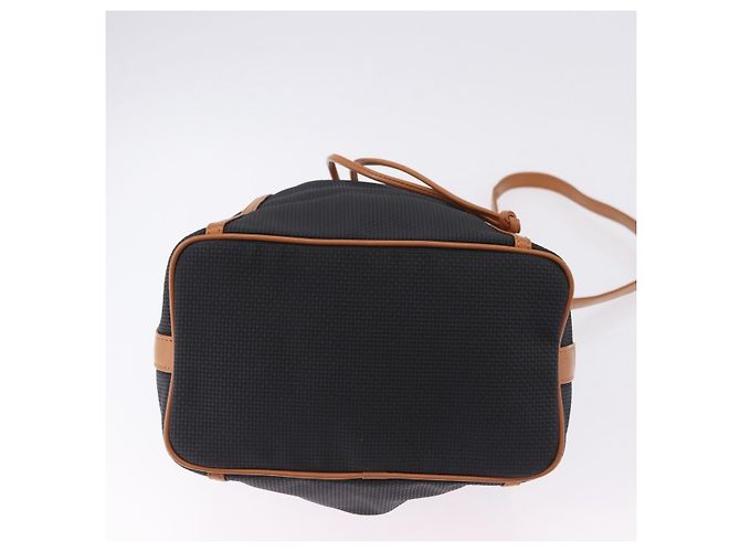 Borsa a tracolla SAINT LAURENT Canvas Black Gold Tone Auth 198668A Nero - vista 5