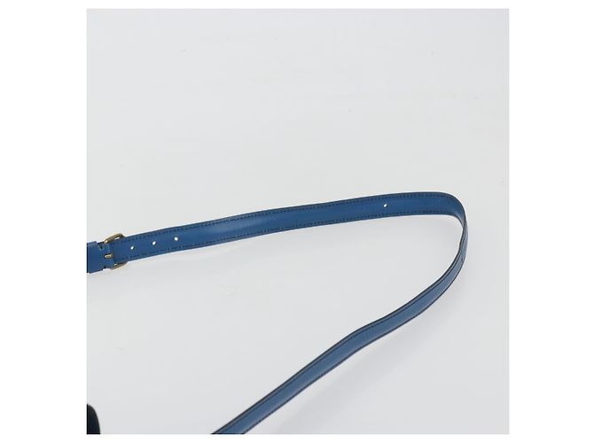 LOUIS VUITTON Epi Cartouchiere MM Shoulder Bag Blue M52245 LV Auth BA14941 Azul - vista 8