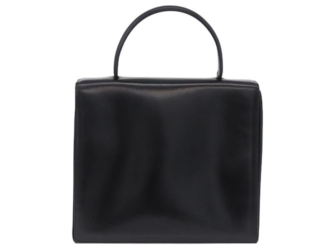 Céline CELINE Handtasche aus Leder Schwarz Goldfarben Auth 198516V - Ansicht 2