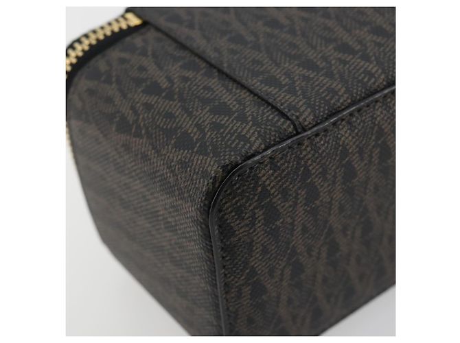 Custodia Gioielli SAINT LAURENT Accessorio Canvas Brown Gold 344043 Auth am12314M Marrone - vista 16