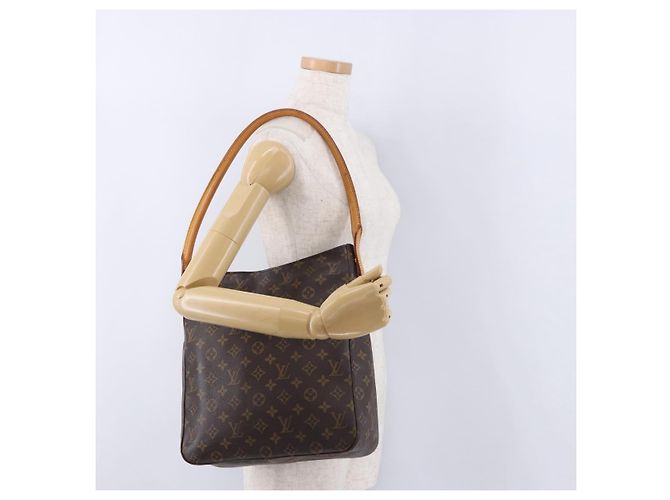 Borsa a tracolla LOUIS VUITTON Monogram Looping GM M51145 LV Auth 198350V Monogramma - vista 23