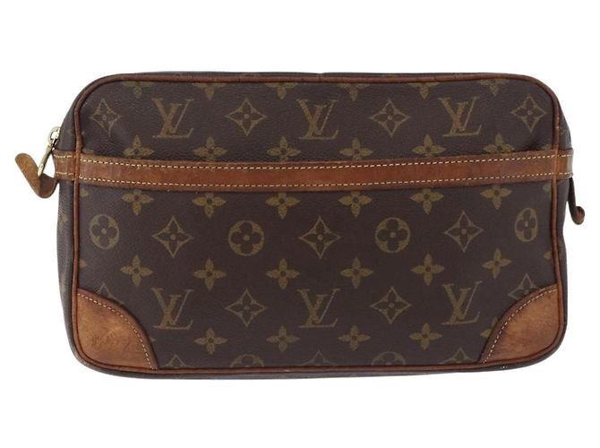 LOUIS VUITTON Monogram Compiegne 28 Clutch Bag M51845 LV Auth BA15142 Monogramma - vista 13