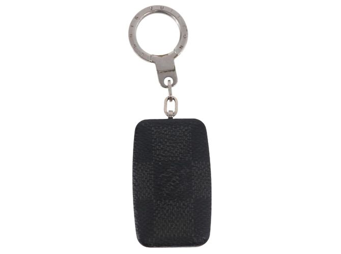 LOUIS VUITTON Damier Graphite Astropill Key Holder M66123 LV Auth BA15249 Damier ebene - vista 2