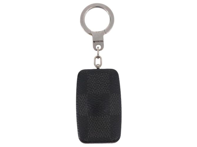 LOUIS VUITTON Damier Graphite Astropill Key Holder M66123 LV Auth BA15249 Damier ebene - vista 3