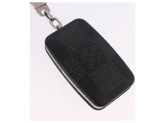 LOUIS VUITTON Damier Graphite Astropill Key Holder M66123 LV Auth BA15249 Damier ebene - vista 4