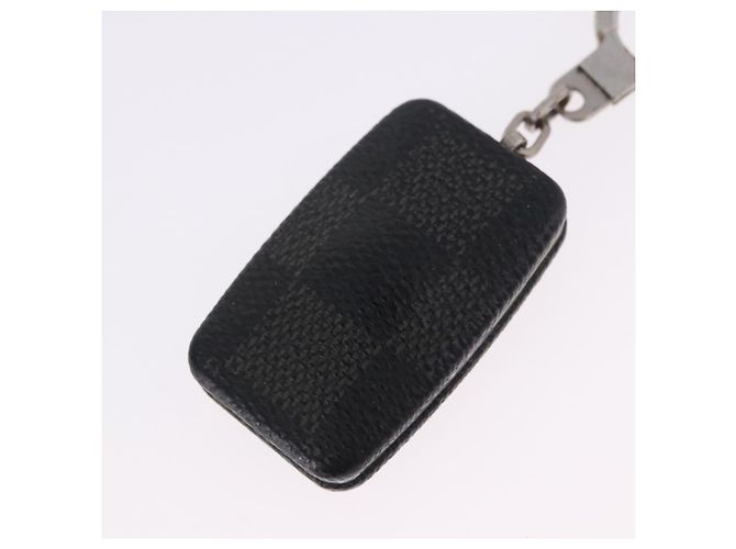 LOUIS VUITTON Damier Graphite Astropill Key Holder M66123 LV Auth BA15249 Damier ebene - vista 6