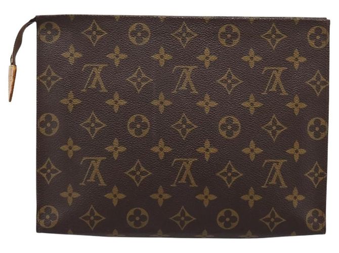 LOUIS VUITTON Monogram Poche Toilette 26 Pouch M47542 LV Auth 197449 Monogramma - vista 2