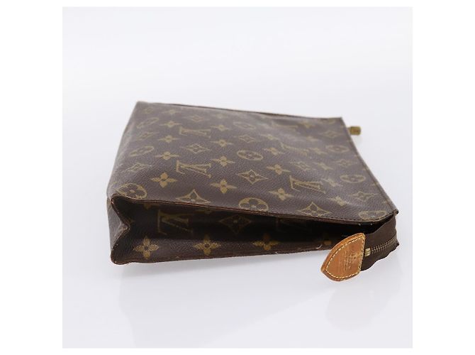 LOUIS VUITTON Monogram Poche Toilette 26 Pouch M47542 LV Auth 197449 Monogramma - vista 4