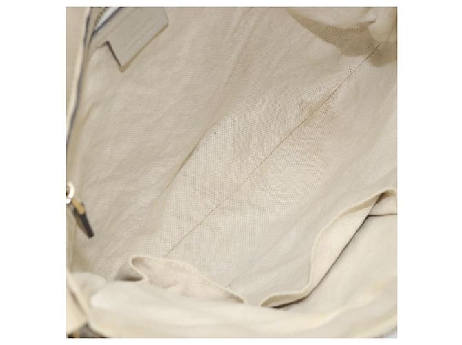 GUCCI GG Canvas Web Sherry Line Schultertasche Beige Gold 257065 Auth 194292 Golden - Ansicht 11