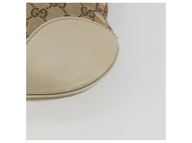 GUCCI GG Canvas Web Sherry Line Schultertasche Beige Gold 257065 Auth 194292 Golden - Ansicht 15