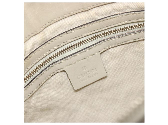 GUCCI GG Canvas Web Sherry Line Schultertasche Beige Gold 257065 Auth 194292 Golden - Ansicht 18