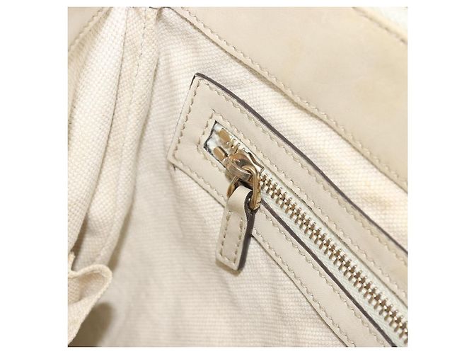GUCCI GG Canvas Web Sherry Line Schultertasche Beige Gold 257065 Auth 194292 Golden - Ansicht 21