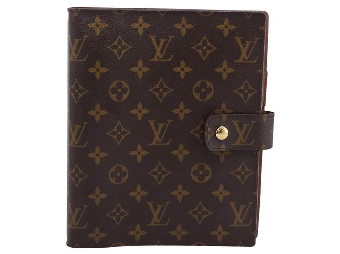LOUIS VUITTON Monogram Agenda GM Day Planner Cover R20006 LV Auth 197546A Monograma - vista 13